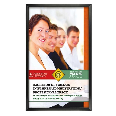 United Visual Products Drop-In Shadowbox, 24"x24", Walnut/Pearl UVSB2424-WALNUT-PEARL